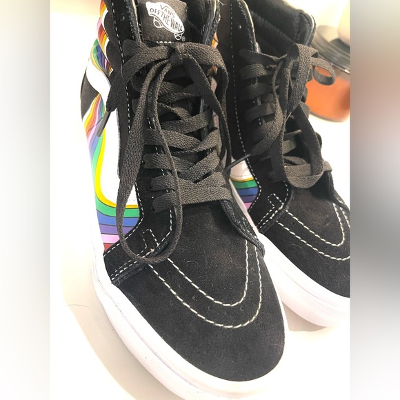 Vans Colorful High-Top Skate Sneakers - Picture 13 of 15